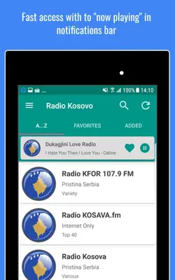 Radio Kosovo android App screenshot 1